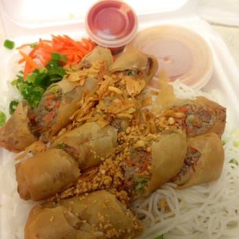 Pho Five-O - 42A on a bed of lettuce, cucumber, basil and bean sprouts!! - Vietnamese Near Me - Aiea, Hawaii