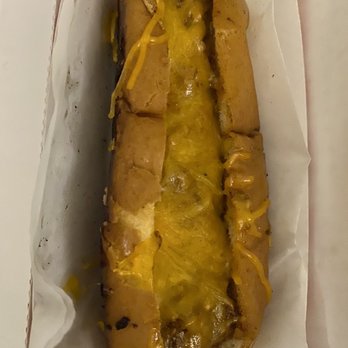 The Cardinal Bar - a drunken photo of my chili dog - Hot Dogs Near Me - Wake Forest, North Carolina