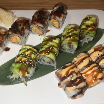 Oishii Sushi - Black Dragon roll, Green Dragon roll, Amazing roll - Japanese Near Me - Staten Island, New York Oishii Sushi - Black Dragon roll, Green Dragon roll, Amazing roll - Japanese Near Me - Staten Island, New York