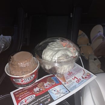 Bruster's Real Ice Cream - Sloppy Oreo Sundae and small chocolate cup. - Ice Cream & Frozen Yogurt Near Me - Gaithersburg, Maryland Bruster's Real Ice Cream - Sloppy Oreo Sundae and small chocolate cup. - Ice Cream & Frozen Yogurt Near Me - Gaithersburg, Maryland