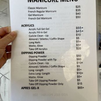 Mini Nail Salon - Menu - Nail Salons Near Me - Columbia, Maryland
