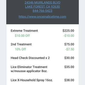 Once in a Licetime - Lice Services Near Me - San Juan Capistrano, California Once in a Licetime - Lice Services Near Me - San Juan Capistrano, California