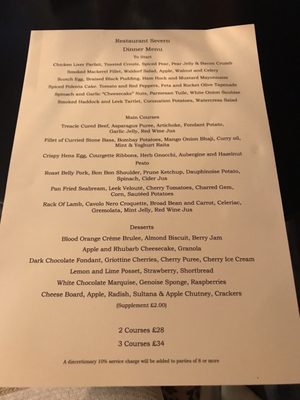 Menu photo 1 Restaurant Severn Ironbridge, TFW