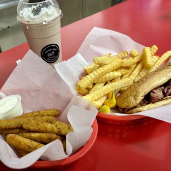 The Malt Shop - Zucchini and Oreo shake - New American Near Me - Bakersfield, California The Malt Shop - Zucchini and Oreo shake - New American Near Me - Bakersfield, California