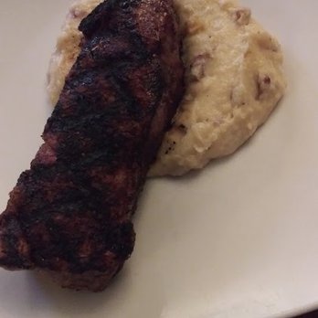 Billy's - NY Strip with mashed potatoes - Steakhouses Near Me - Roanoke, Virginia