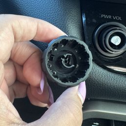 Broken volume knob Broken volume knob