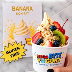 Mega Byte Yogurt - Gluten Free! Try Banana and Strawberry together!