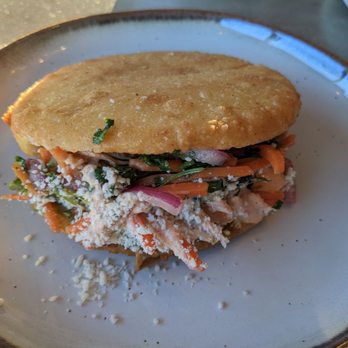 Roots Latin Grill - Pork Arepa - Latin American Near Me - Springfield, Illinois