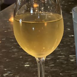 Good pour on the Chardonnay Good pour on the Chardonnay