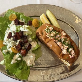 City Post Chophouse - Lobster roll with chopped salad - Steakhouses Near Me - Georgetown, Texas