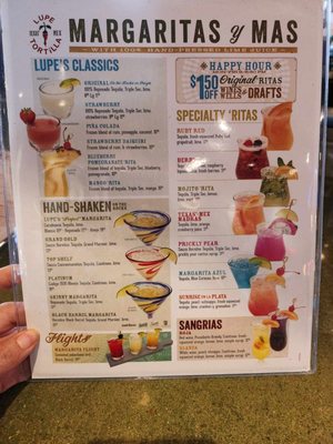 Menu photo 6 Lupe Tortilla Mexican Restaurant Irving, TX