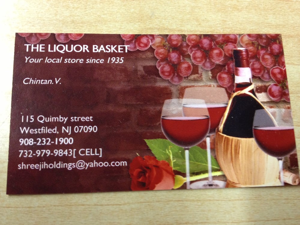 LIQUOR BASKET Updated October 2024 115 Quimby St, Westfield, New