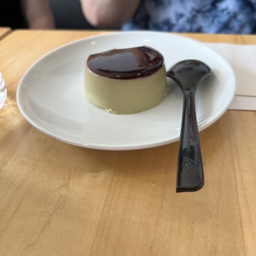 O.G. RAMEN - MATCHA PUDDING with Blueberry Topping - Ramen Near Me - BABYLON, New York O.G. RAMEN - MATCHA PUDDING with Blueberry Topping - Ramen Near Me - BABYLON, New York