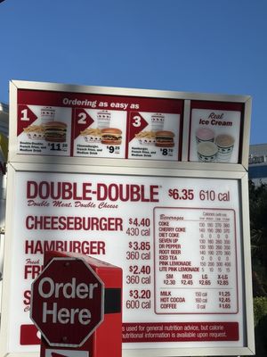 Menu photo 1 In-N-Out Burger Stockton, CA Menu photo 1 In-N-Out Burger Stockton, CA