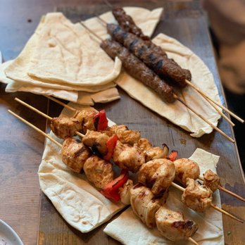 Aleppo Sweets - Chicken and lamb kebab. - Syrian Near Me - Providence, Rhode Island