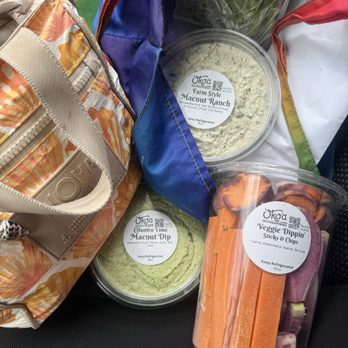 'Oko'a Farms - Macadamia nut dips and veggie sticks - Farmers Market Near Me - Pukalani, Hawaii 'Oko'a Farms - Macadamia nut dips and veggie sticks - Farmers Market Near Me - Pukalani, Hawaii