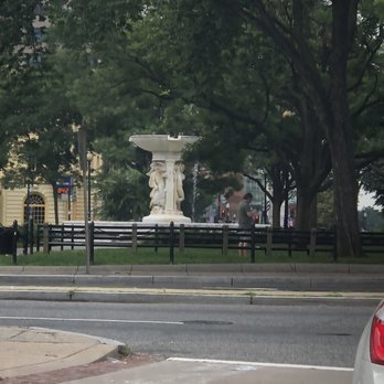 Dupont Circle - The beautiful fountain in the center of the circle - Landmarks & Historical Buildings Near Me - Washington, DC, District of Columbia