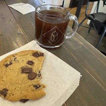 Post Coffee Company - Chocolate chip cookie and a decaf Americano. - Coffee & Tea Near Me - Lee's Summit, Missouri