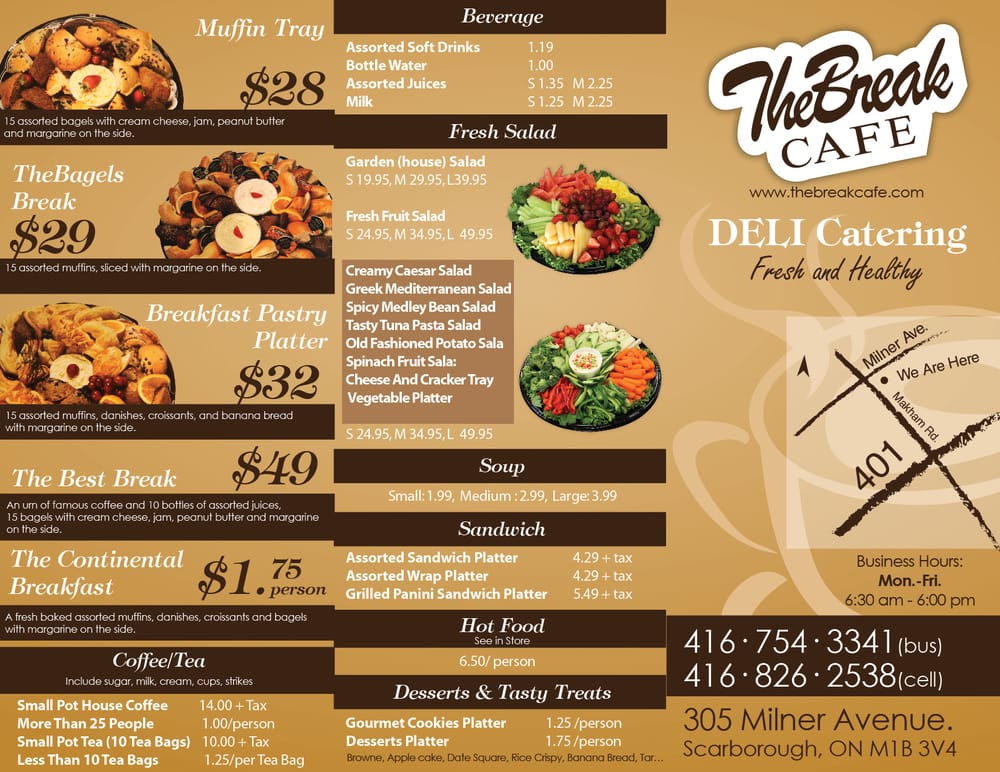 THE BREAK CAFE Updated July 2024 305 Milner Avenue, Scarborough