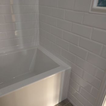Newlight Tile Restoration & Remodels - They were super careful not to damage our new tub, they did manage to help us get it to stop wobbling. - Tiling Near Me - Orange, California Newlight Tile Restoration & Remodels - They were super careful not to damage our new tub, they did manage to help us get it to stop wobbling. - Tiling Near Me - Orange, California