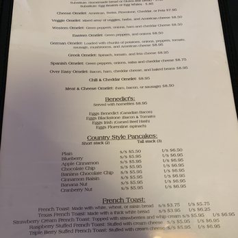 Over Easy Cafe - Over Easy Menu July 2019 - Breakfast & Brunch Near Me - Sterling, Massachusetts