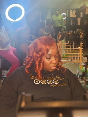 Color - 🌺 Creative Excellence: Our talented colorists are true masters of their craft, with a passion for color and a commitment to excellence. From bold, eye-catching hues to soft, natural tones, we'll work with you to create a custom color that complements your skin tone, enhances your features, and reflects your personal style with flair. Color - 🌺 Creative Excellence: Our talented colorists are true masters of their craft, with a passion for color and a commitment to excellence. From bold, eye-catching hues to soft, natural tones, we'll work with you to create a custom color that complements your skin tone, enhances your features, and reflects your personal style with flair.