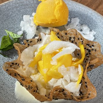 Layline - Mango sticky rice - New American Near Me - Excelsior, Minnesota
