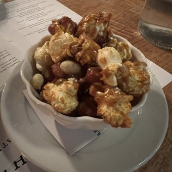 Damn the Weather - Cracker Jack and spicy peanuts (wasn't spicy) - Cocktail Bars Near Me - Seattle, Washington Damn the Weather - Cracker Jack and spicy peanuts (wasn't spicy) - Cocktail Bars Near Me - Seattle, Washington