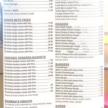 Shumans Homewood - the menu for the restaurant - Halal Near Me - Pittsburgh, Pennsylvania Shumans Homewood - the menu for the restaurant - Halal Near Me - Pittsburgh, Pennsylvania