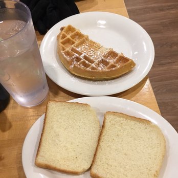 Eggs Up Grill - Half waffle. Just the perfect amount! - Breakfast & Brunch Near Me - Columbia, South Carolina