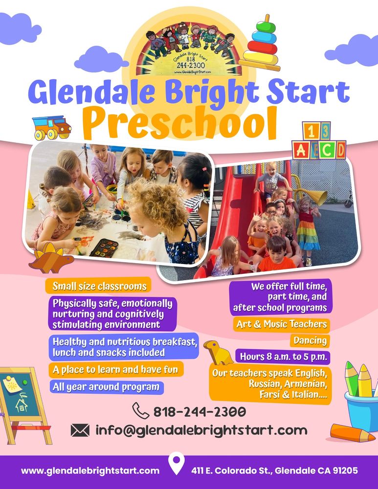 Glendale Bright Start - childcare center in Glendale, CA