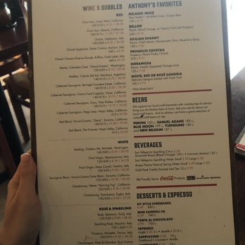 Anthony's Coal Fired Pizza & Wings - Menu, part 2. - Pizza Near Me - Miami Lakes, Florida