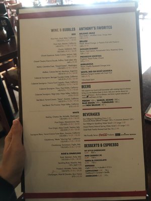 Menu photo 4 Anthony's Coal Fired Pizza & Wings Miami Lakes, FL