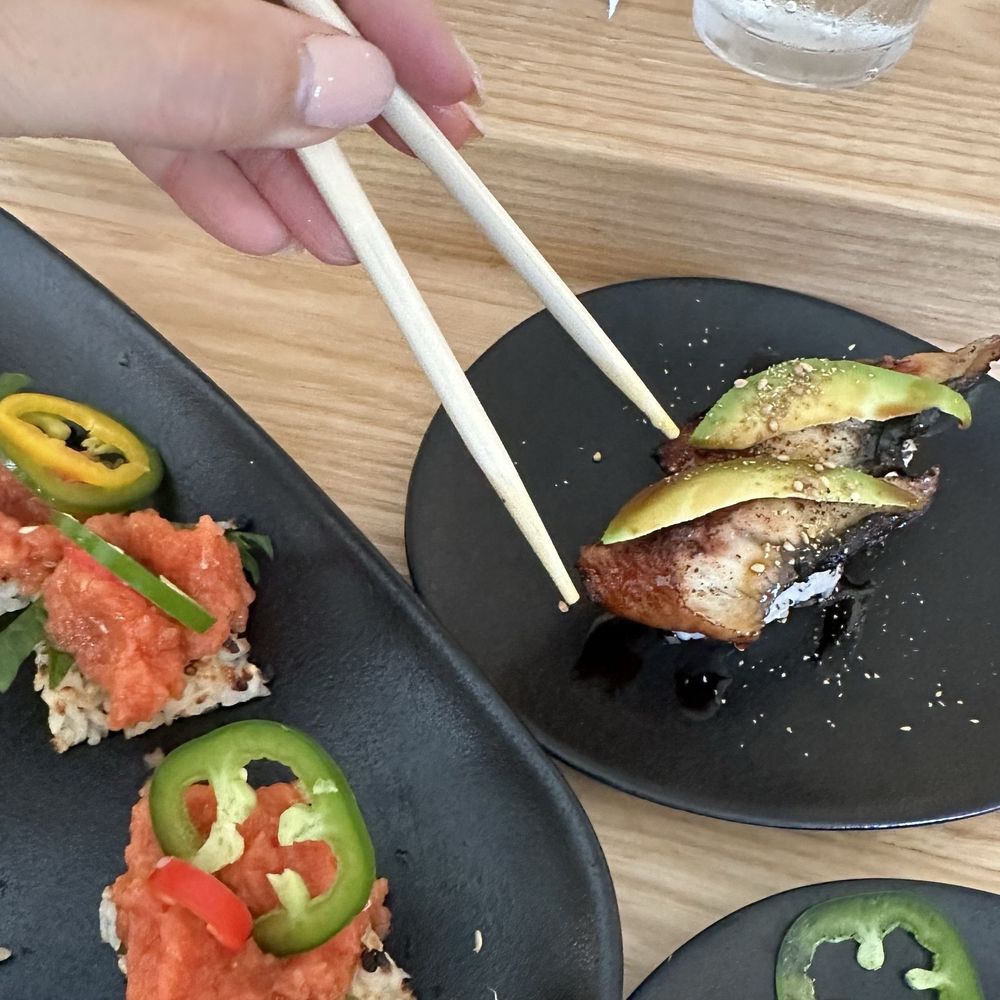 Miki Sushi & Sake - Baked eel with avocado - Sushi Bars Near Me - Laguna Beach, California Miki Sushi & Sake - Baked eel with avocado - Sushi Bars Near Me - Laguna Beach, California