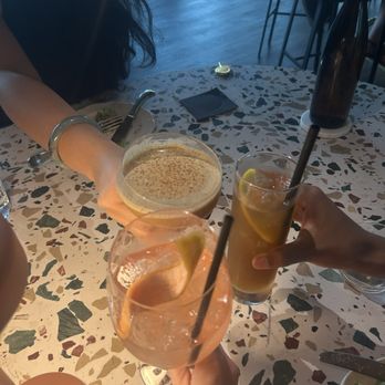 Strāta - Tan lines and deadlines, it's Britney spritz, and day tripper - New American Near Me - San Jose, California