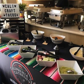 Cali Craft Tacos - Buffet Set Up in the kitchen at my baby shower. This is the salsa bar. - Caterers Near Me - San Diego, California Cali Craft Tacos - Buffet Set Up in the kitchen at my baby shower. This is the salsa bar. - Caterers Near Me - San Diego, California