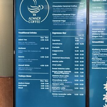 Alwadi Coffee - Menu - Coffee & Tea Near Me - Plymouth, Michigan Alwadi Coffee - Menu - Coffee & Tea Near Me - Plymouth, Michigan