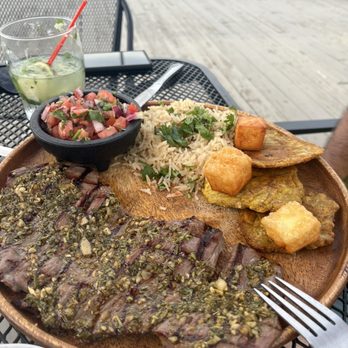 Paradise Ranch Tequila Bar And Grill - Chimichurri Skirt Steak, amazing! - Latin American Near Me - Valley View, Ohio