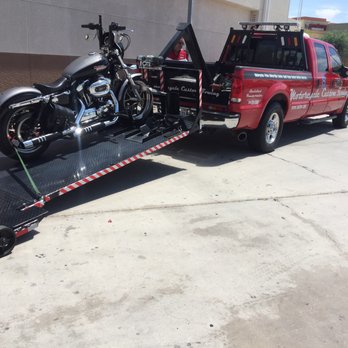 Motorcycle Custom Towing - George getting the job done in Style!!! - Towing Near Me - Palm Desert, California