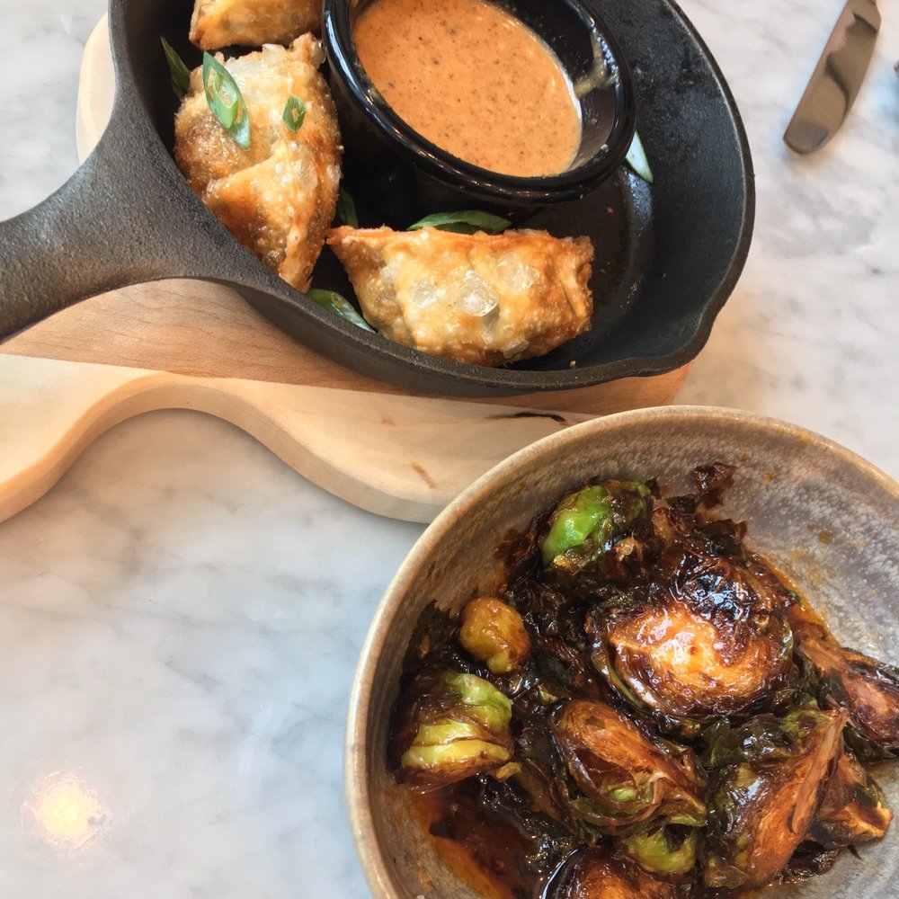 LOV Centropolis - Dumplings & Brussels Sprouts - Vegan Near Me - Laval, Quebec