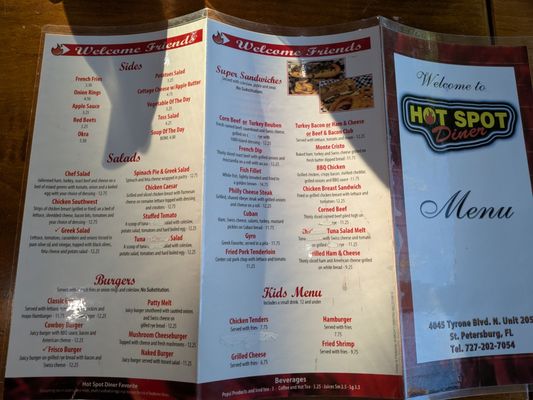 Menu photo 7 Hot Spot Diner St. Petersburg, FL Menu photo 7 Hot Spot Diner St. Petersburg, FL