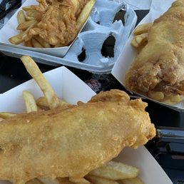 Beer-battered Fish and Chips Beer-battered Fish and Chips