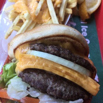 In-N-Out Burger - Now that's a double double extra extra cheese cheese Please LOL - Burgers Near Me - Oceanside, California