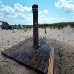 Ocean Grove Beach - Outdoor rinse station