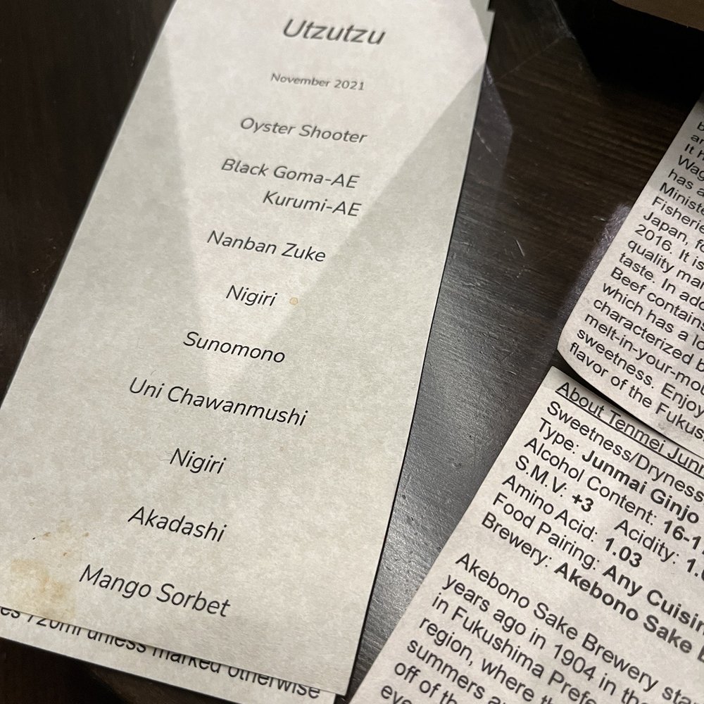 Utzutzu - The night's menu - Sushi Bars Near Me - Alameda, California Utzutzu - The night's menu - Sushi Bars Near Me - Alameda, California