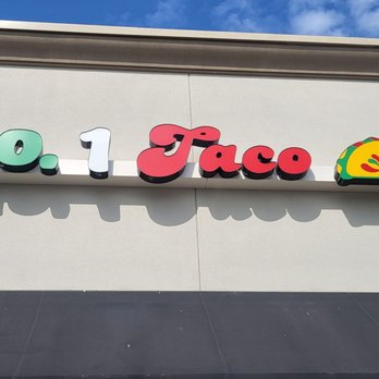 No 1 Taco - Sign outside - Tacos Near Me - Virginia Beach, Virginia No 1 Taco - Sign outside - Tacos Near Me - Virginia Beach, Virginia