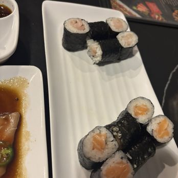 Sushi Camp - Salmon and yellowtail roll - Sushi Bars Near Me - Woodbridge, Virginia Sushi Camp - Salmon and yellowtail roll - Sushi Bars Near Me - Woodbridge, Virginia