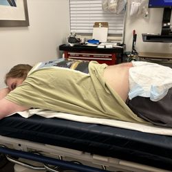 Taylorsville InstaCare - They left him on the table with and open cut. The dr went in and out. Nurses were coming in and out. He was humiliated.