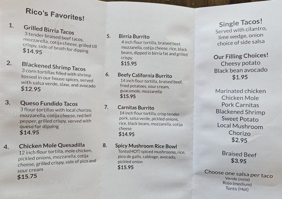 Menu photo 3 Taco Rico Augusta, ME Menu photo 3 Taco Rico Augusta, ME