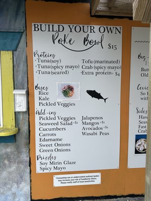 Menu photo 5 Fast Fish Poke & More Surf City, NC